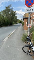 Werler Straße sieht so aus, ist aber kein Radweg!!